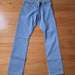 Naked & Famous Women's Arrow Left Hand Twill Selvedge Sky Blue Size 29 (NWT)